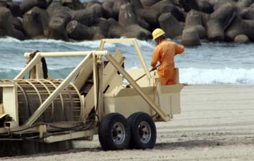 海岸清掃